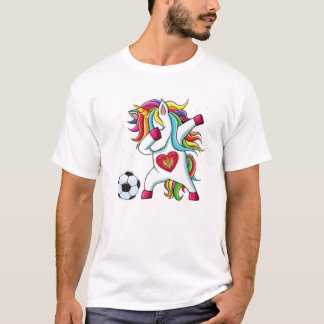 モンテネグロ ダビング サッカー ユニコーン Tシャツ
