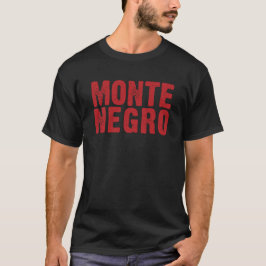 モンテネグロ バルカン諸国 デザイン Tシャツ