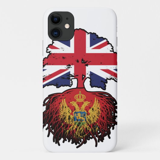 モンテネグロ・モンテネグロ英国統一された王国 Case-Mate iPhoneケース (裏面)