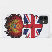 モンテネグロ・モンテネグロ英国統一された王国 Case-Mate iPhoneケース (裏面(横))