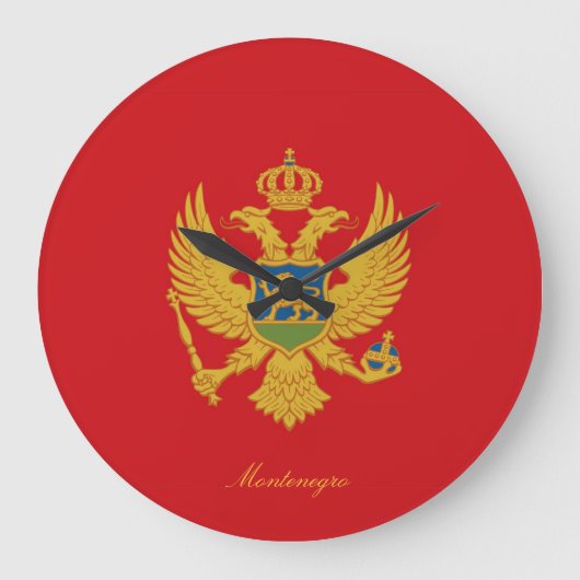 モンテネグロ ラージ壁時計 (正面)