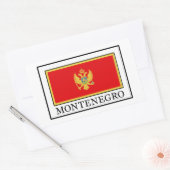 モンテネグロ 長方形シール (封筒)