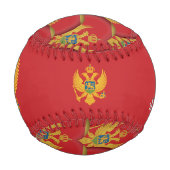 モンテネグ最高のロパパ、愛国的、モンテネグロ国旗 野球ボール (裏面)