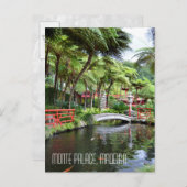 モンテパレストロピカルガーデンズマデイラポルトガル ポストカード (正面/裏面)