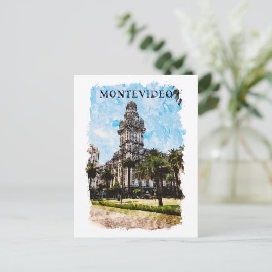モンテビデオウルグアイのシティビュー ポストカード (スタンド正面)