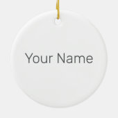 モンテビデオシティウルグアイPalacio Salvoお土産 セラミックオーナメント (裏面)