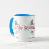 モンテビデオシティウルグアイPalacio Salvoお土産 マグカップ (正面左)