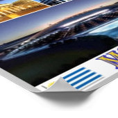 モンテビデオモザイク – ウルグアイ –  ポスター (角)