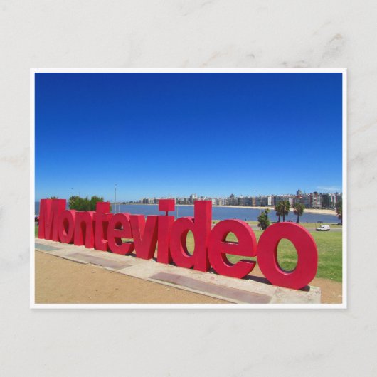 モンテビデオ明るい ポストカード (正面)