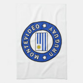 モンテビデオ・ウルグアイ キッチンタオル (縦)