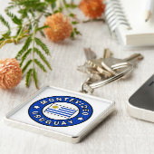 モンテビデオ・ウルグアイ キーホルダー (側面)