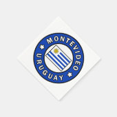 モンテビデオ・ウルグアイ スタンダードカクテルナプキン (角)