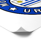 モンテビデオ・ウルグアイ ポスター (角)