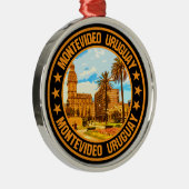 モンテビデオ・ウルグアイ メタルオーナメント (右)