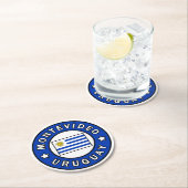 モンテビデオ・ウルグアイ ラウンドペーパーコースター (インサイチュ)