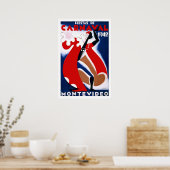 モンテビデオ・ウルグアイ・ヴィンテージ旅行 ポスター (キッチン)