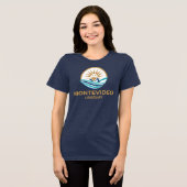 モンテビデオ ウルグアイ 南米 トライブレンドTシャツ (正面全面)