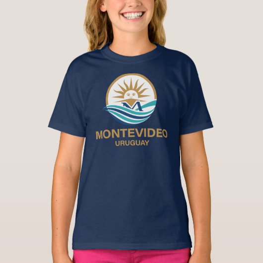 モンテビデオ ウルグアイ 南米 Tシャツ (正面)