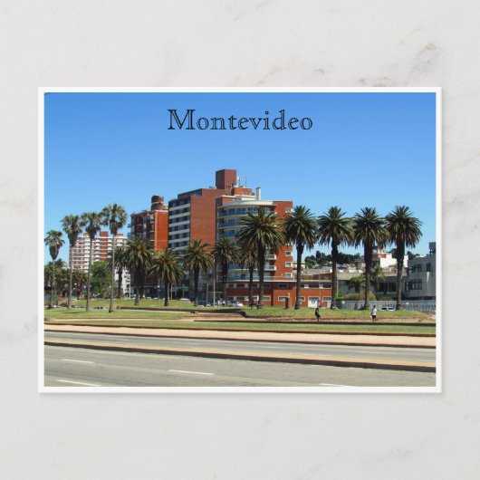 モンテビデオ・ランブラ ポストカード (正面)