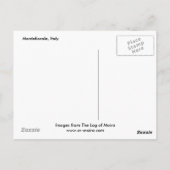 モンテフィオラーレ（イタリア） ポストカード (裏面)