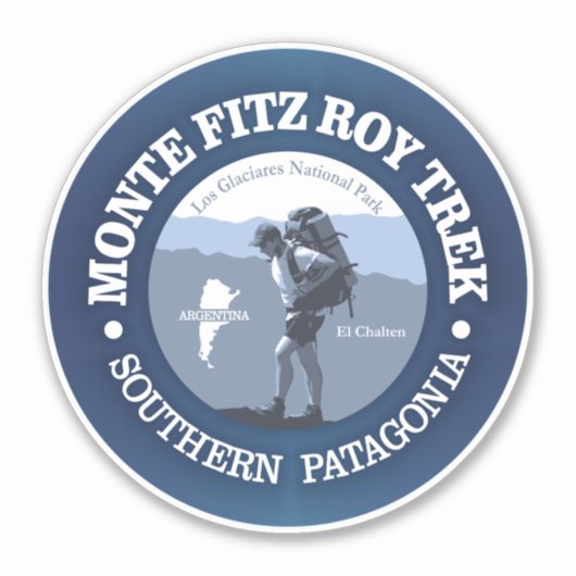 モンテフィッツロイトレック(BG) シール (正面)