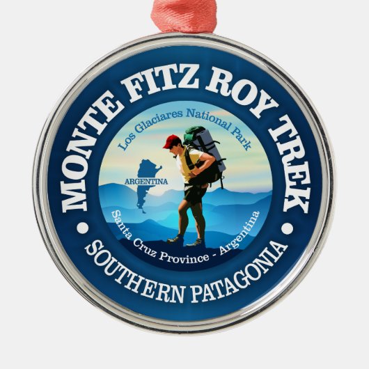 モンテフィッツロイトレック(C) メタルオーナメント (正面)