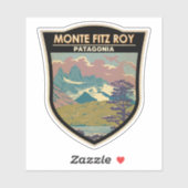 モンテフィッツロイパタゴニアトラベルアートヴィンテージ シール (シート)