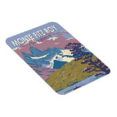 モンテフィッツロイパタゴニアトラベルアートヴィンテージ マグネット (右側)