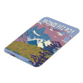 モンテフィッツロイパタゴニアトラベルアートヴィンテージ マグネット (左側)