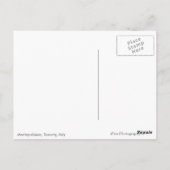 モンテプルシアノ大聖堂と町のはがき ポストカード (裏面)