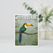 モンテベルデクラウドフォレストコスタリカのトゥカン ポストカード (スタンド正面)