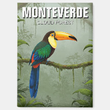 モンテベルデクラウドフォレストコスタリカのトゥカン