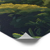 モンテベルデクラウドフォレストコスタリカ旅行 ポスター (角)