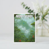 モンテベルデクラウドフォレストコスタリカ旅行 ポストカード (スタンド正面)