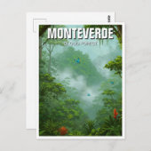 モンテベルデクラウドフォレストコスタリカ旅行 ポストカード (正面/裏面)