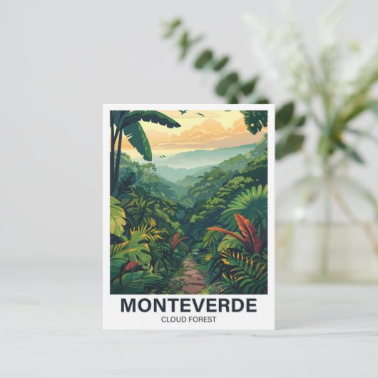 モンテベルデクラウドフォレストコスタリカ旅行 ポストカード (スタンド正面)