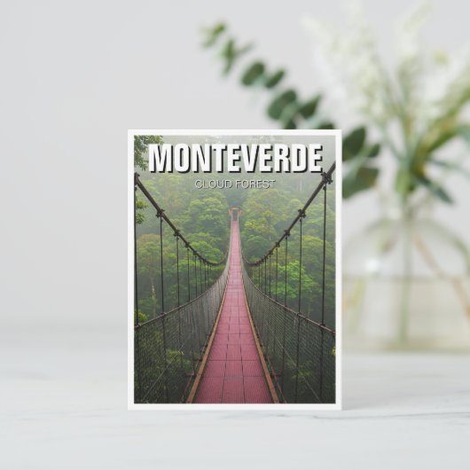 モンテベルデクラウドフォレストコスタリカ旅行 ポストカード (スタンド正面)
