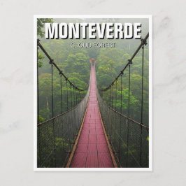 モンテベルデクラウドフォレストコスタリカ旅行 ポストカード