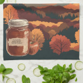 モンテベロアップルバター キッチンタオル (折り畳み)