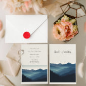 モンテベロ ヴァージニア ブルーリッジ山脈 結婚式招待状 招待状