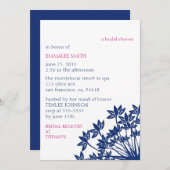 モンテルシア招待状明るい赤紫色n2vy 招待状 (正面/裏面)