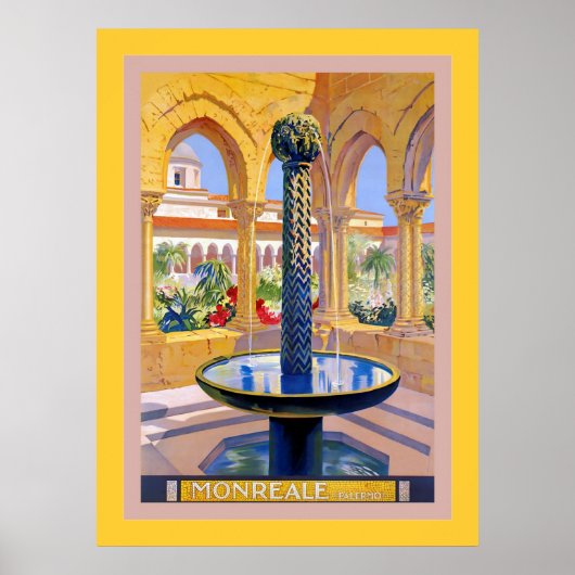 モンテレアル~パレルモ~ヴィンテージイタリアン旅行 ポスター (正面)