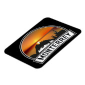 モンテレメキシコサンセットシティスケープ写真 マグネット (左側)