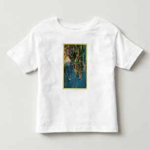 モンテレーおよびPresidoの空気眺め トドラーTシャツ