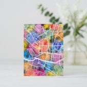 モンテレーメキシコシティの地図 ポストカード (スタンド正面)