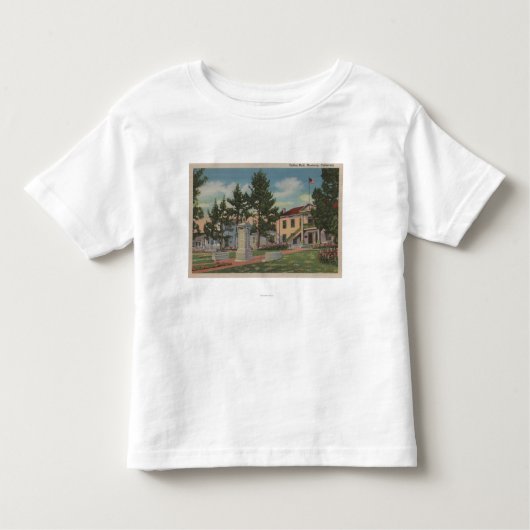 モンテレー、カリフォルニア- Coltonホールの意見および地面 トドラーTシャツ (正面)