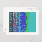 モンテレー, MX,旅行ポスターポストカード – ヴィンテージスタイル ポストカード (正面/裏面)