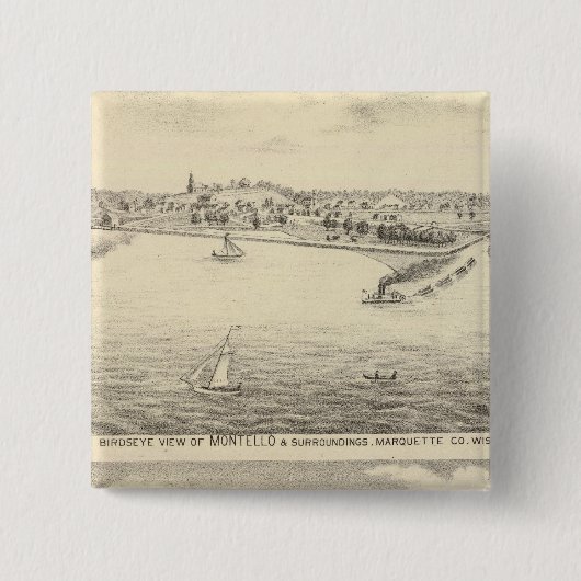 モンテロのバードスエイ図 缶バッジ (正面)