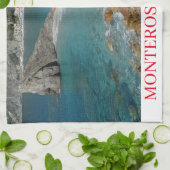 モンテロッソアルマーレビュー茶タオル キッチンタオル (折り畳み)