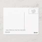 モンテロッソ葉書の色 ポストカード (裏面)